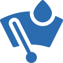 une icone représentant un essuie glace pour illustrer le syndrome du même nom, une inflammation du côté du genou ou de la name courante chez les cyclistes et les coureurs